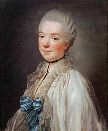 Béatrix de Choiseul - par Alexandre Roslin - vers 1774 - collection particulière.